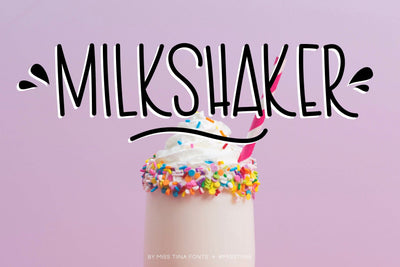 MTF Milkshaker Font Miss Tiina 