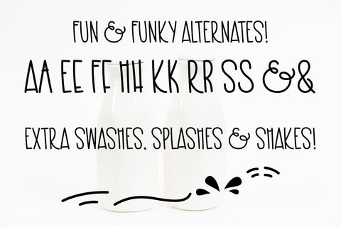 MTF Milkshaker Font Miss Tiina 