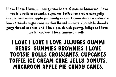 MTF Rainbow SVG Color + Black Font Miss Tiina 