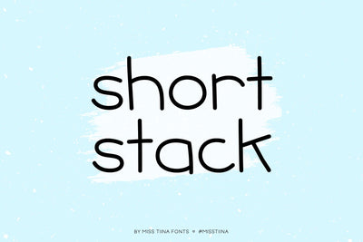 MTF Short Stack Font Miss Tiina 