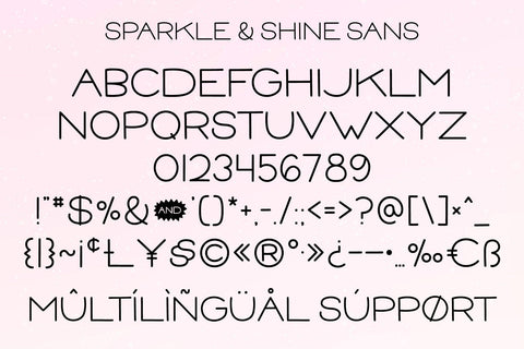 MTF Sparkle & Shine - Font Trio Font Miss Tiina 