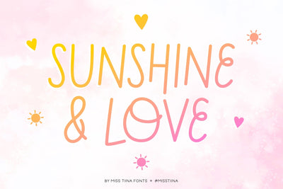 MTF Sunshine & Love Font Miss Tiina 