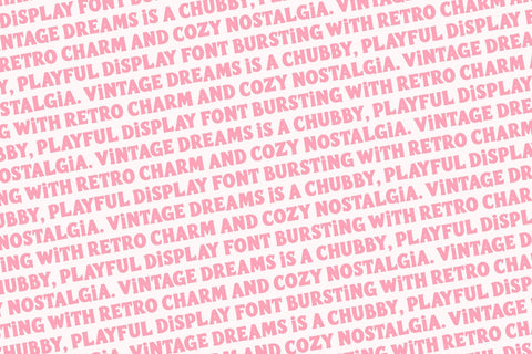 MTF Vintage Dreams Font Miss Tiina 