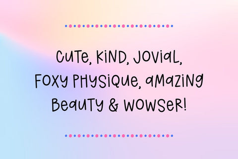 MTF You Are My Summer Font Miss Tiina 