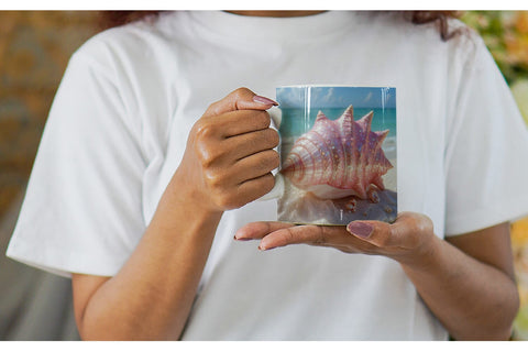 Mug Beach Shell Sublimation artnoy 