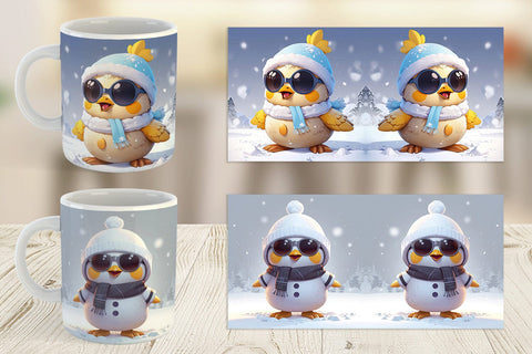 Mug Chicks Christmas Sublimation artnoy 