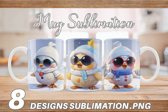 Mug Chicks Christmas Sublimation artnoy 