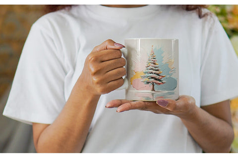 Mug Christmas Tree Sublimation artnoy 