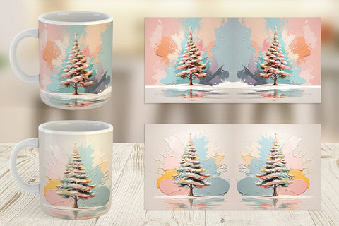 Mug Christmas Tree Sublimation artnoy 