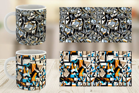 Mug Concrete Wall Pattern Sublimation artnoy 