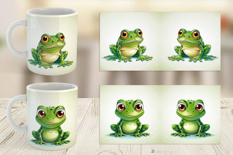 Mug Cute Frog Sublimation artnoy 