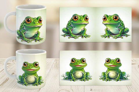 Mug Cute Frog Sublimation artnoy 