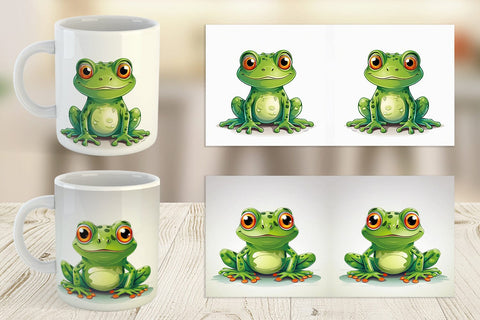 Mug Cute Frog Sublimation artnoy 