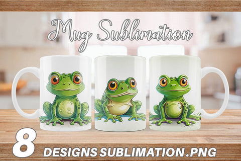 Mug Cute Frog Sublimation artnoy 