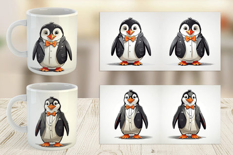 Mug Cute Penguin Sublimation artnoy 