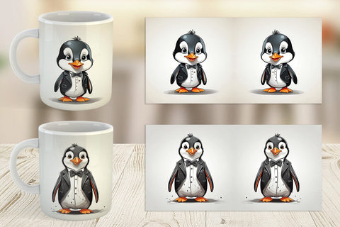Mug Cute Penguin Sublimation artnoy 