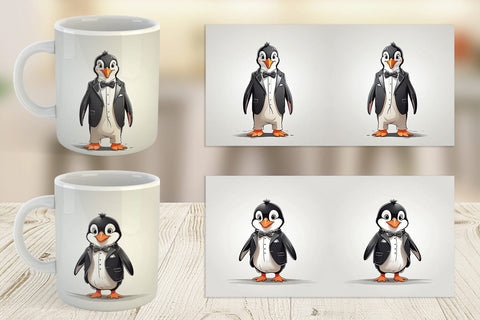 Mug Cute Penguin Sublimation artnoy 