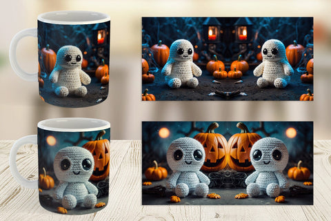 Mug Ghost Knitted Sublimation artnoy 