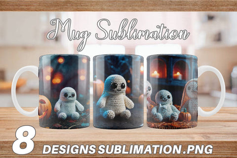 Mug Ghost Knitted Sublimation artnoy 