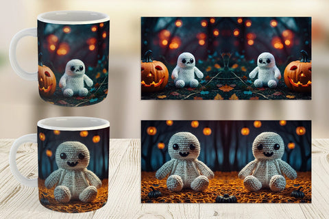 Mug Ghost Knitted Sublimation artnoy 