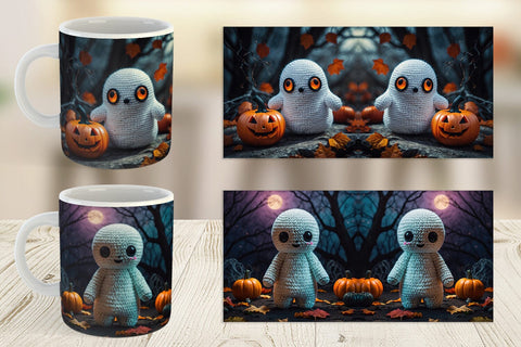 Mug Ghost Knitted Sublimation artnoy 