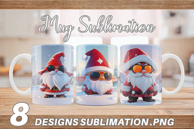 Mug Gnome Christmas Sublimation artnoy 