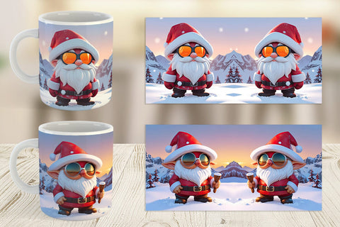 Mug Gnome Christmas Sublimation artnoy 