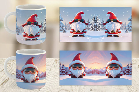 Mug Gnome Christmas Sublimation artnoy 