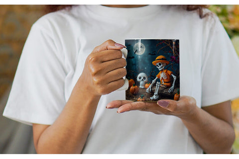 Mug Knitted Skeleton Sublimation artnoy 