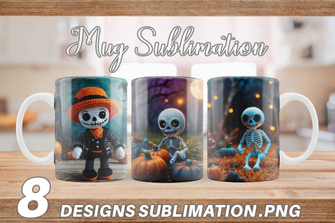 Mug Knitted Skeleton Sublimation artnoy 