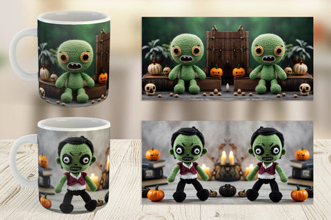 Mug Knitted Zombies Sublimation artnoy 
