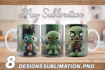 Mug Knitted Zombies Sublimation artnoy 