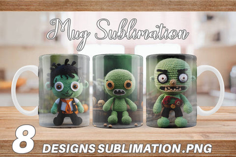Mug Knitted Zombies Sublimation artnoy 