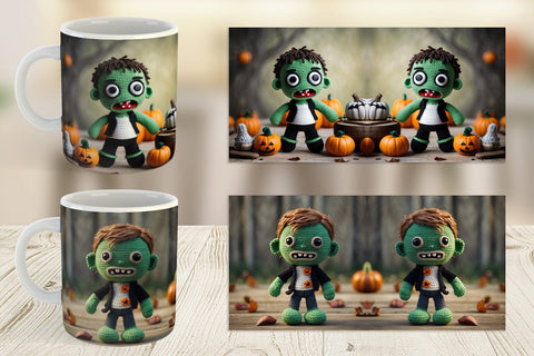 Mug Knitted Zombies Sublimation artnoy 