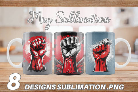 Mug Labor Day Illustration Sublimation artnoy 