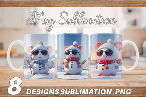 Mug Mouse Christmas Sublimation artnoy 