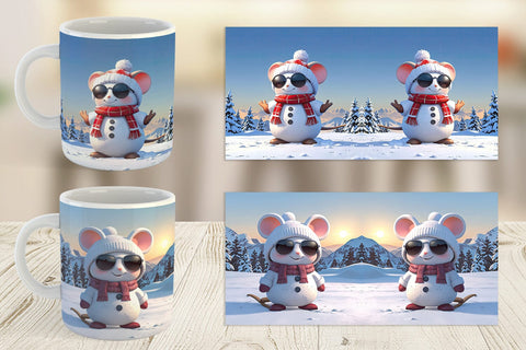 Mug Mouse Christmas Sublimation artnoy 