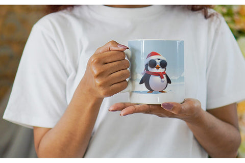 Mug Penguin Christmas Sublimation artnoy 