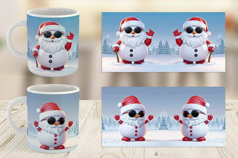 Mug Santa Claus Christmas Sublimation artnoy 