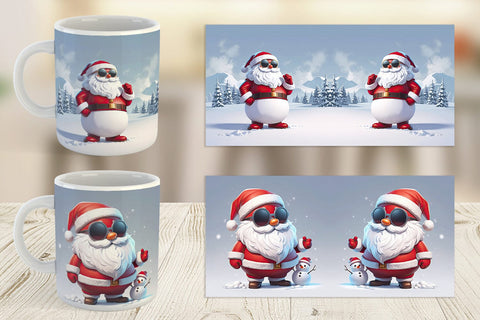 Mug Santa Claus Christmas Sublimation artnoy 