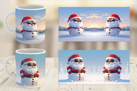 Mug Santa Claus Christmas Sublimation artnoy 