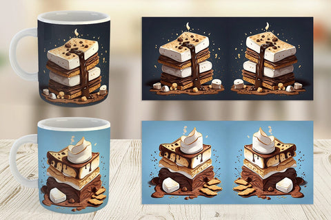 Mug S'mores Sublimation artnoy 