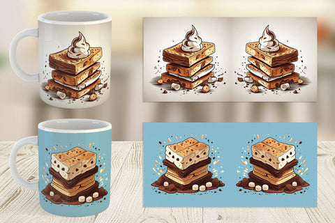 Mug S'mores Sublimation artnoy 