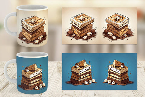 Mug S'mores Sublimation artnoy 