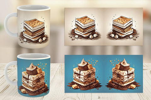 Mug S'mores Sublimation artnoy 