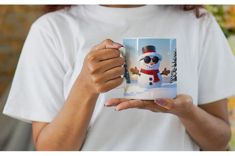 Mug Snowman Christmas Sublimation artnoy 