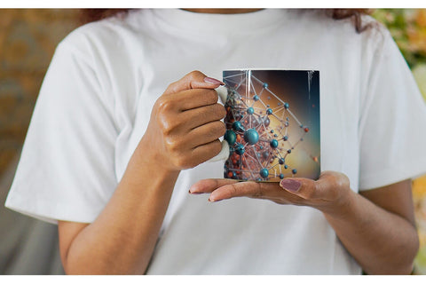Mug Wrap 3D Atom Sublimation artnoy 