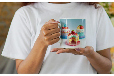 Mug Wrap 3D Cakes Sublimation artnoy 