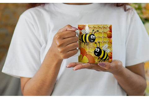 Mug Wrap 3D Honeycomb Sublimation artnoy 