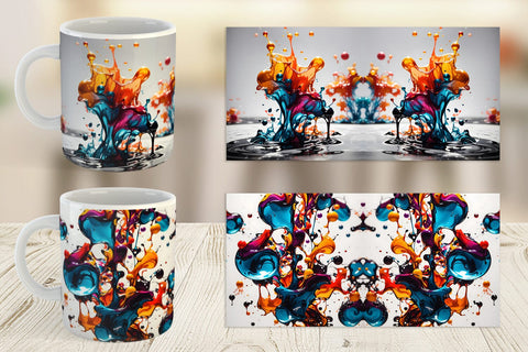 Mug Wrap 3D Ink Liquid Sublimation artnoy 